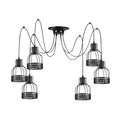 Unique spider light with retro design and industrial style