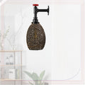 Hemp Rattan Metal Pipe Wall Lamp -Application image