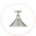 Vintage Ceiling Light Lampshade Fitting UK~1919