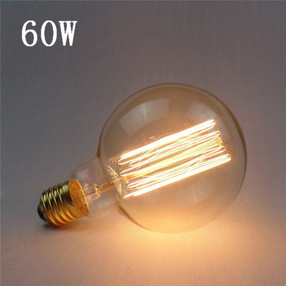Dimmable G95 E27 60W Globe Industrial Vintage Filament Bulb - Vintagelite