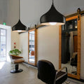 matt black pendant light
