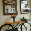 Brushed Silver Retro Hemp Rope Barn Slot Pendant Hanging Lights-Application Image