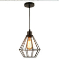 Vintage E27 Cage Suspension Pendant Light - Vintagelite