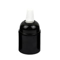 E27 Plain Screw Holder With White Cord Grip Bakelite Lamp Holder - Vintagelite