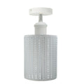 White Line E27 Ceiling Light Retro Flush Mount Ceiling Lampshade Fitting~1883 - Vintagelite