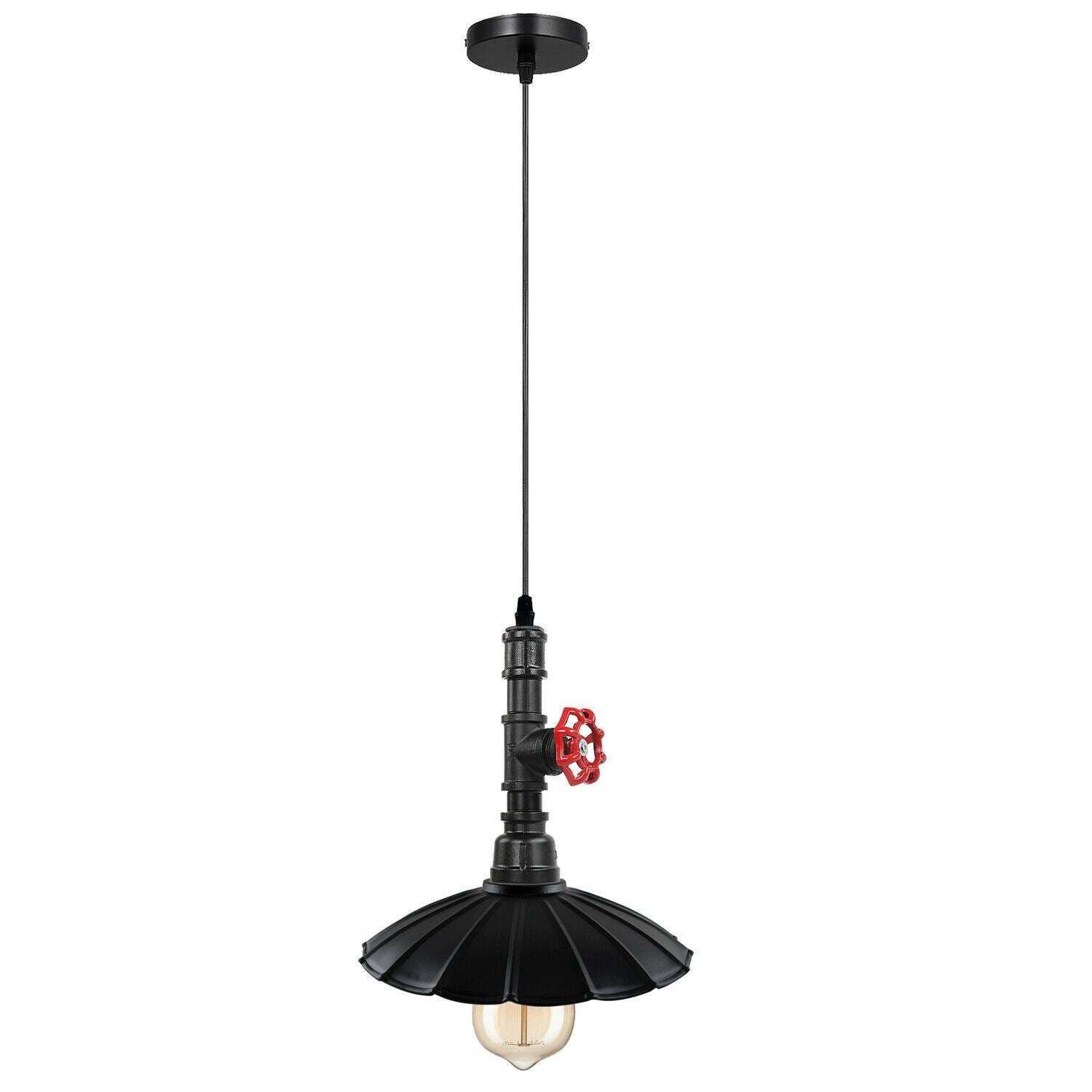 Steampunk & Vintage Style Hanging Light Pendant Pipe Lamp