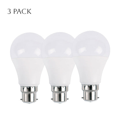 3 X LED Lamp 3W-25W B22 E27 GLS Light Bulbs Cool White A+ Lighting