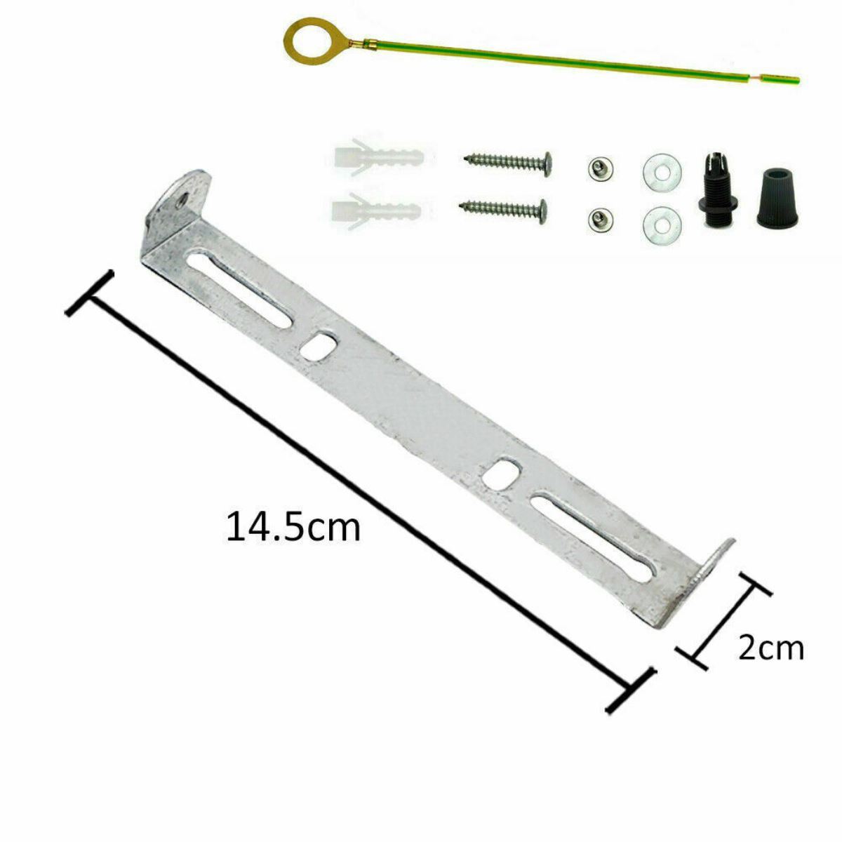 ceiling rose 145mm bracket Light Fixing strap brace Plate with accessories - Vintagelite