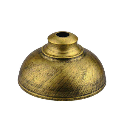 Retro-Easy 290mm Brushed Brass Lampshade 