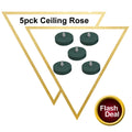 Green Industrial Ceiling Rose