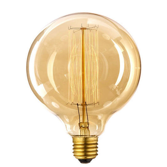 Dimmable G125 E27 60W Globe Industrial Vintage Filament Bulb - Vintagelite