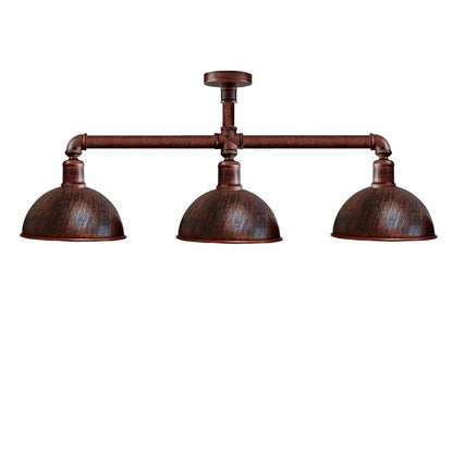 industrial semi flush ceiling lights