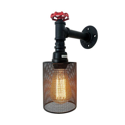 industrial style wall lights black