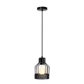 Guard Light Wire Ceiling Industrial Black Chandelier Pendant - Vintagelite