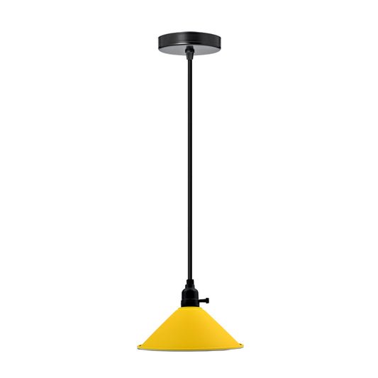 Modern Ceiling Yellow Pendant Light Lamp Shade Chandelier - Vintagelite