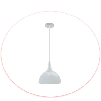 Modern Single Curved Hanging Contemporary Dome Light Pendant