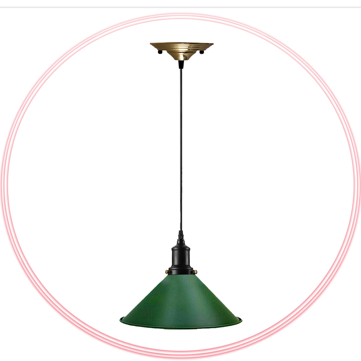 Ceiling Lamp Green Colour Pendant Light~2064