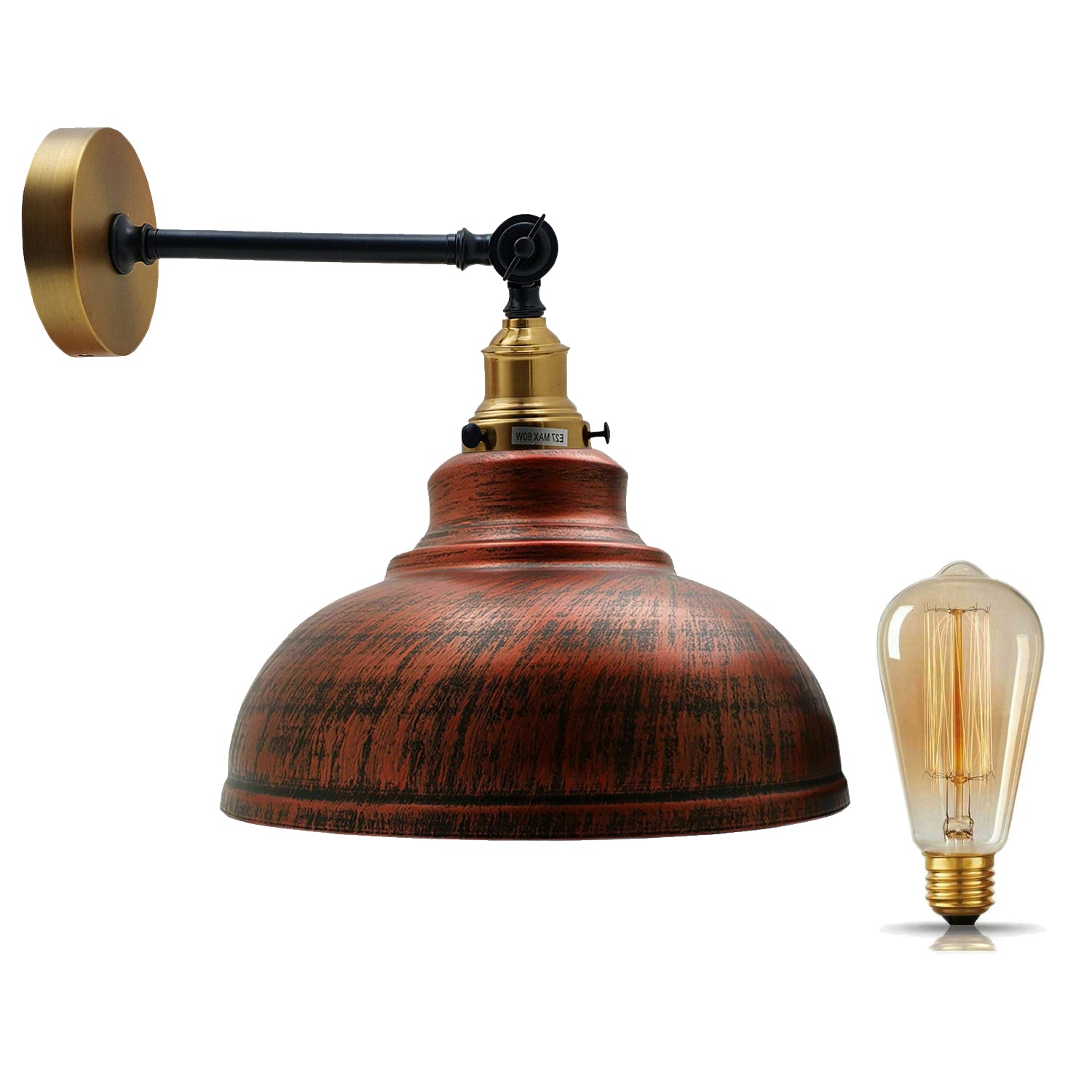 adjustable rustic wall lights