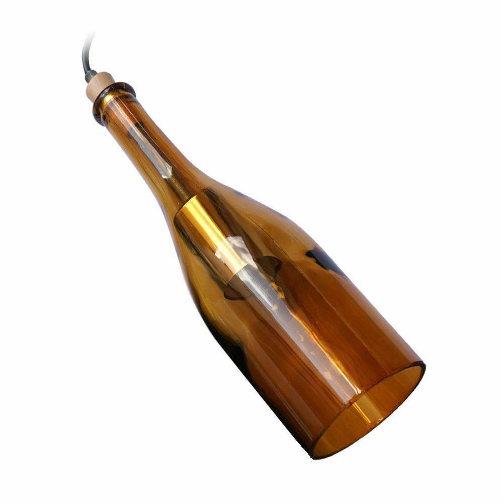 Modern Wine Bottle Chandelier Rustic Ceiling Pendant Lighting