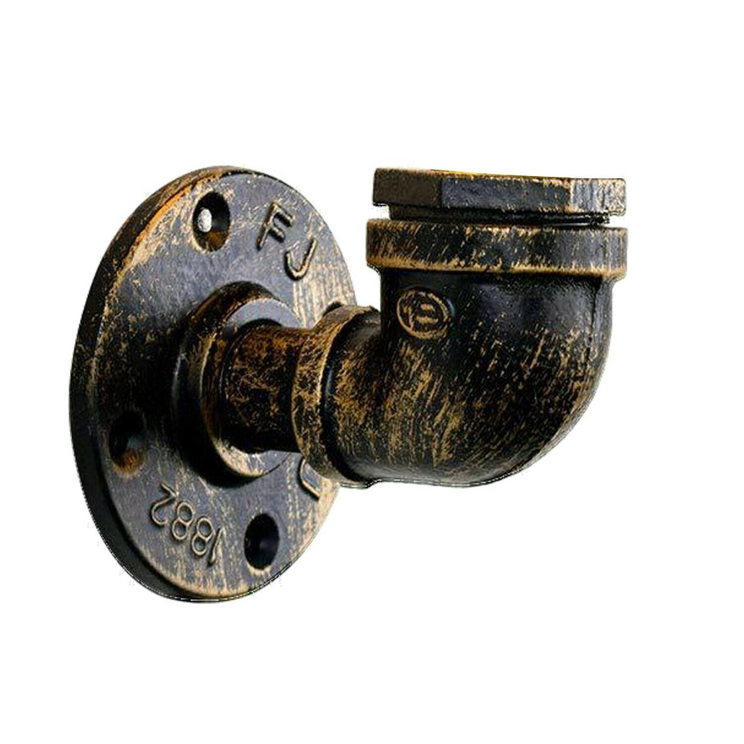Steampunk Vintage Industrial Waterpipe Wall Sconce Metal E27 Holder