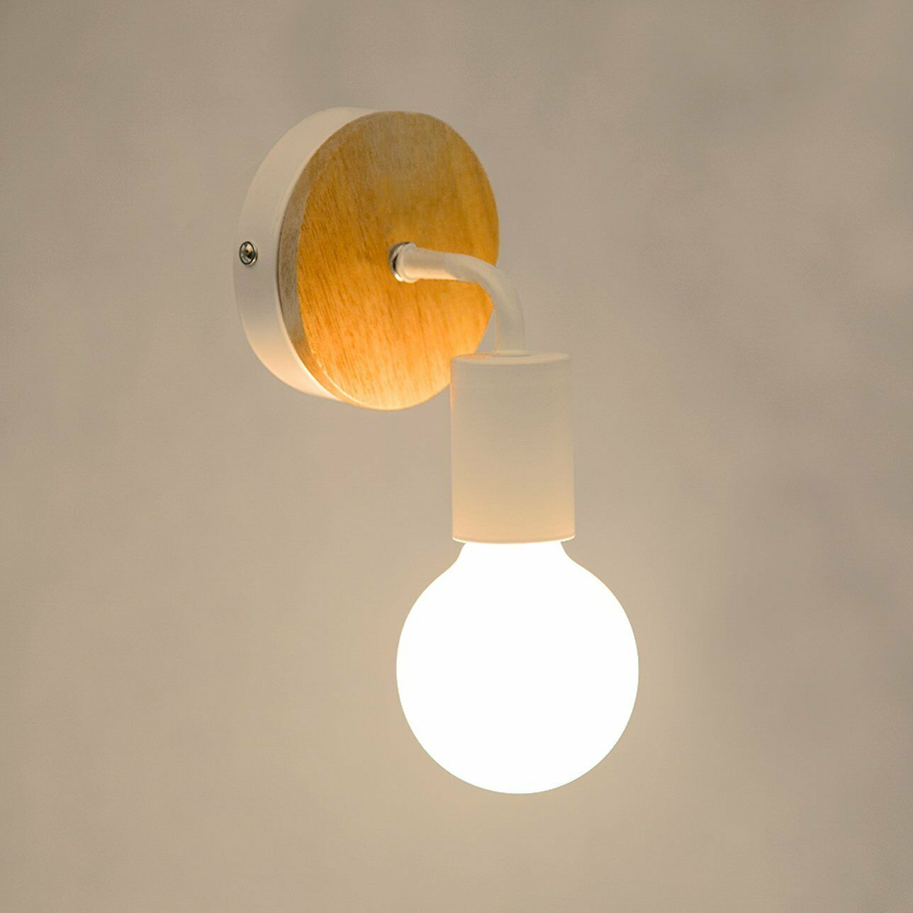 wood wall light wall lighting-E27 holder