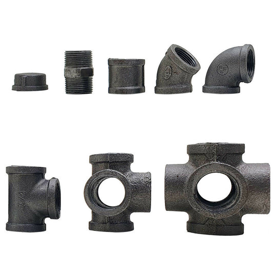 INDUSTRIAL MALLEABLE Metal PIPE FITTINGS CONNECTORS JOINTS 3/4" INCH~1876