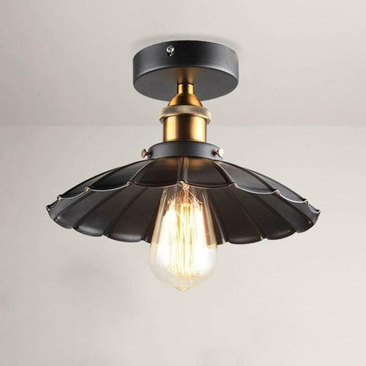 Vintage Retro Industrial Flush Mount Farmhouse Ceiling Light Shade chandelier UK - Vintagelite