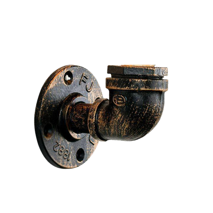 Steampunk Industrial Retro Style Waterpipe Wall Sconce Metal E27 Holder~1743