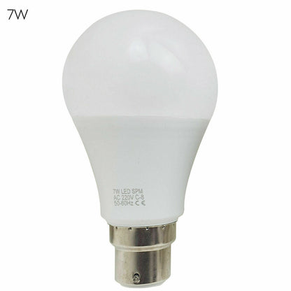 LED Round Golf Light Bulbs GLS Energy Saving Screw B22 Bulbs Warm White~1877