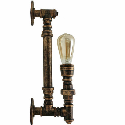 Vintage Industrial Loft Water Pipe Style Wall Light~1839