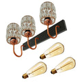 Modern Crystal 3 Head Wall Lights Wall Pendant Light Fitting Living Room Lighting~1677