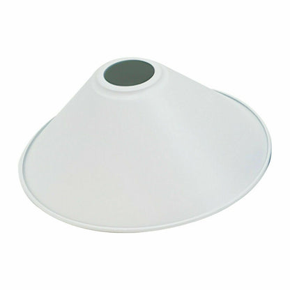 white easy fit lamp shade