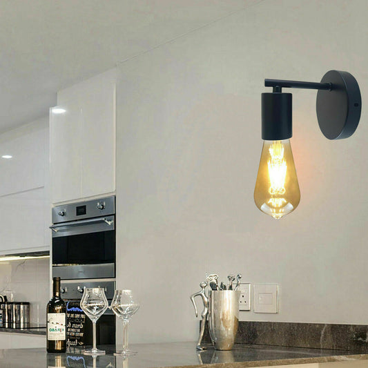 Modern wall sconce with e27 lamp holder -living roomt-Application  image