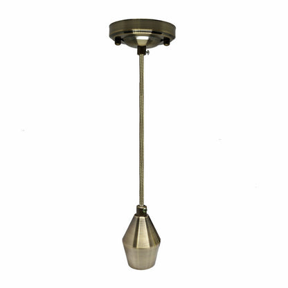 Vintage Holder Black Ceiling Rose Pendant Light Fabric Flex E27 Lamp Fitting - Vintagelite