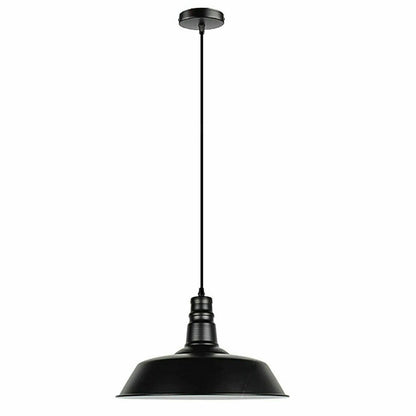 Industrial Metal Dome Shade Black Nordic Ceiling Pendant Lights