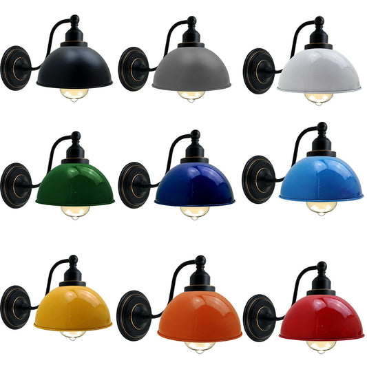 modern black swan neck wall light