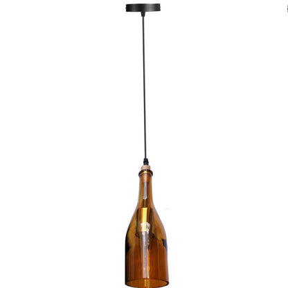 Modern Wine Bottle Chandelier Rustic Ceiling Pendant Lighting