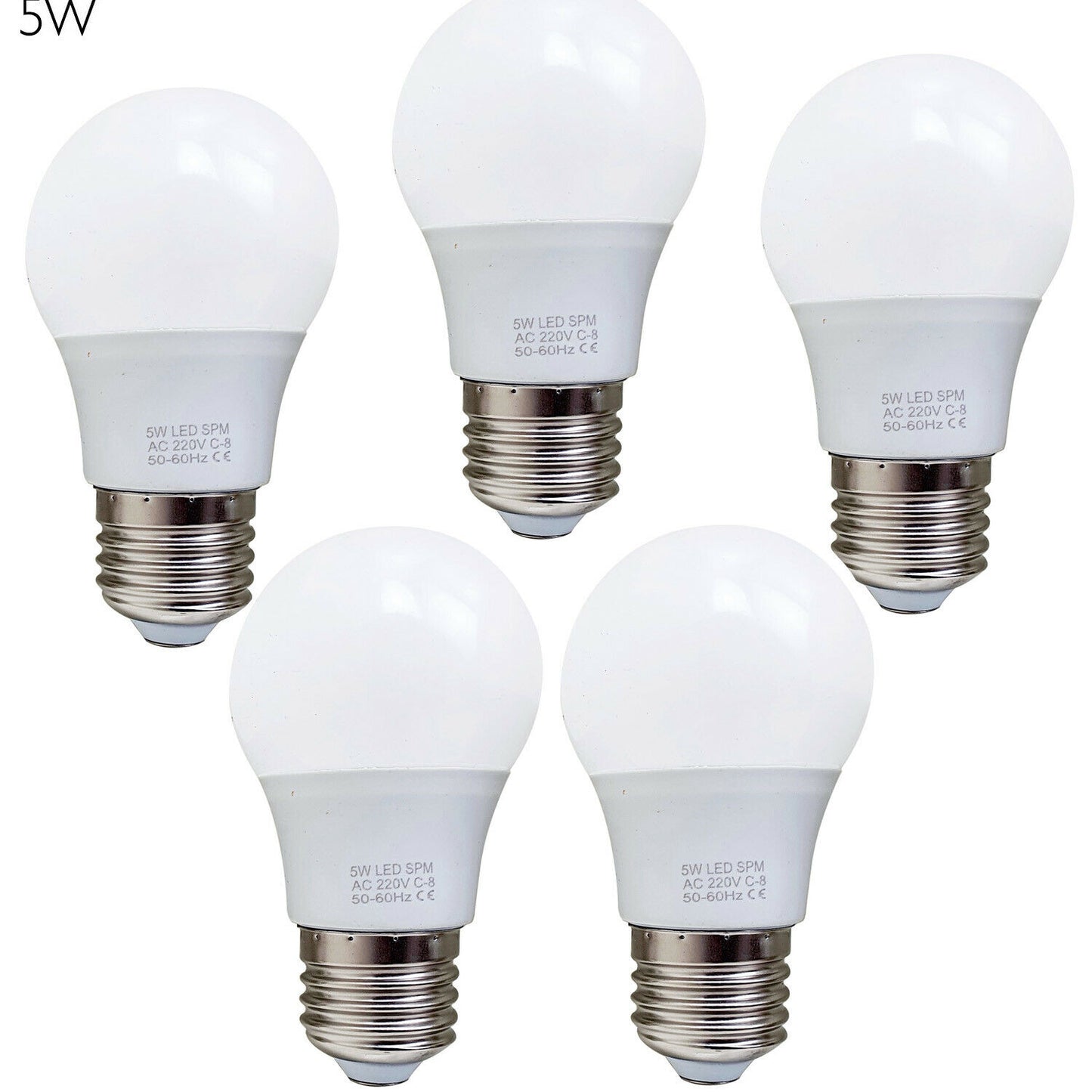 Cool White Lamp Light Bulbs GLS A60 E27 - 3w - 25w - LED Globe Light Bulbs~1786