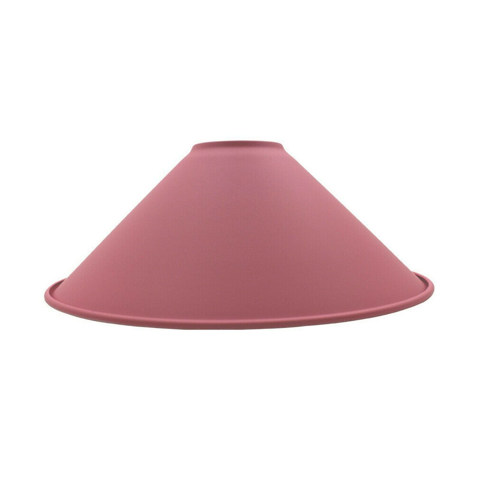 pink easy fit lamp shade white inner