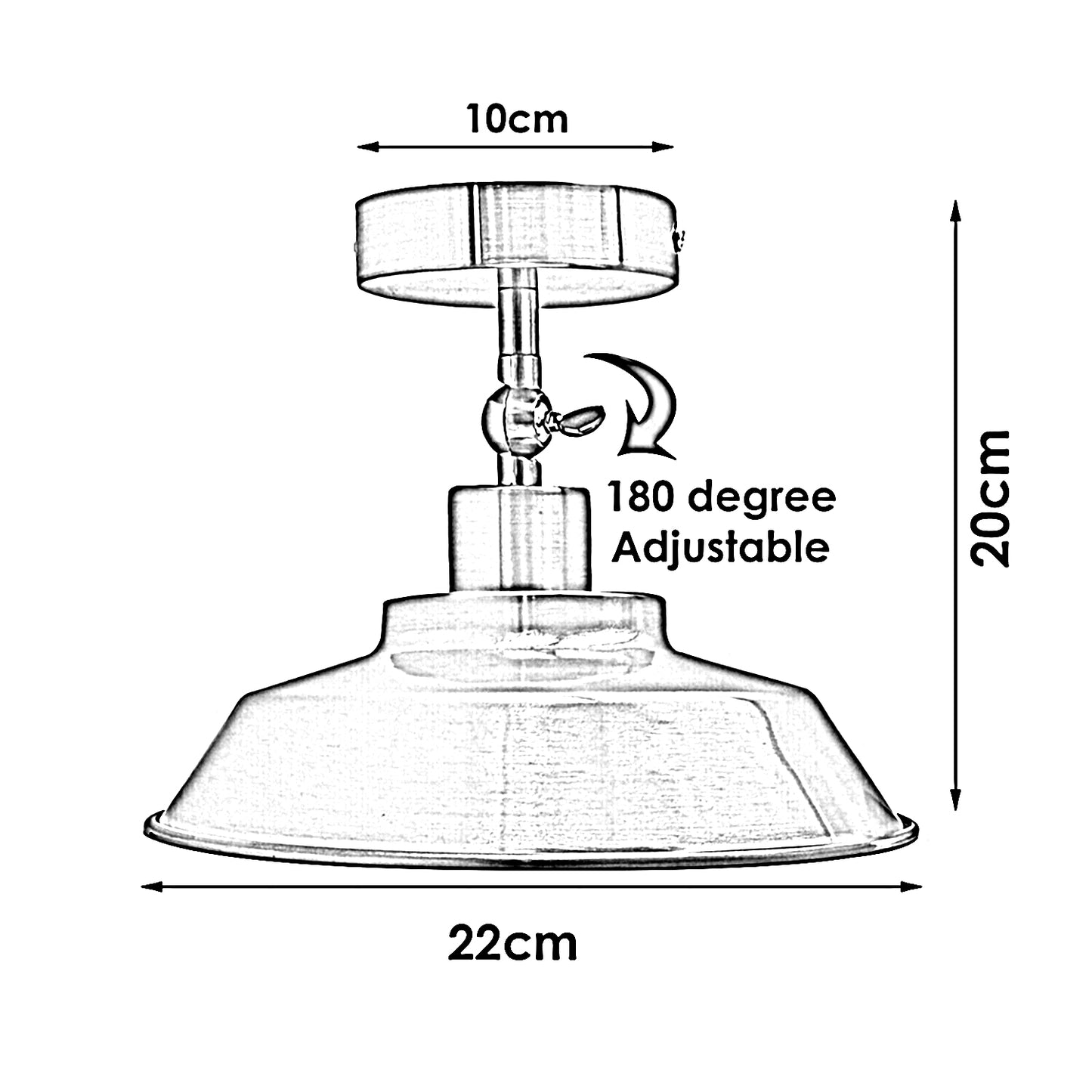 Modern Semi Flush Mount Ceiling Light Metal Cage Pendant Lighting Lamp Fixture~1497