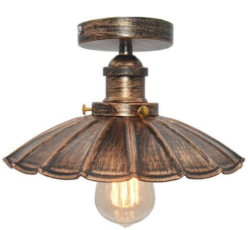 Vintage Retro Industrial Flush Mount Farmhouse Ceiling Light Shade chandelier UK - Vintagelite
