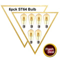 6 pack Vintage Dimmable E27 8W LED  Retro Filament Bulb Lamp - Vintagelite