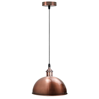 Modern Industrial Vintage Metal Ceiling Copper Shade Pendant Light~2133