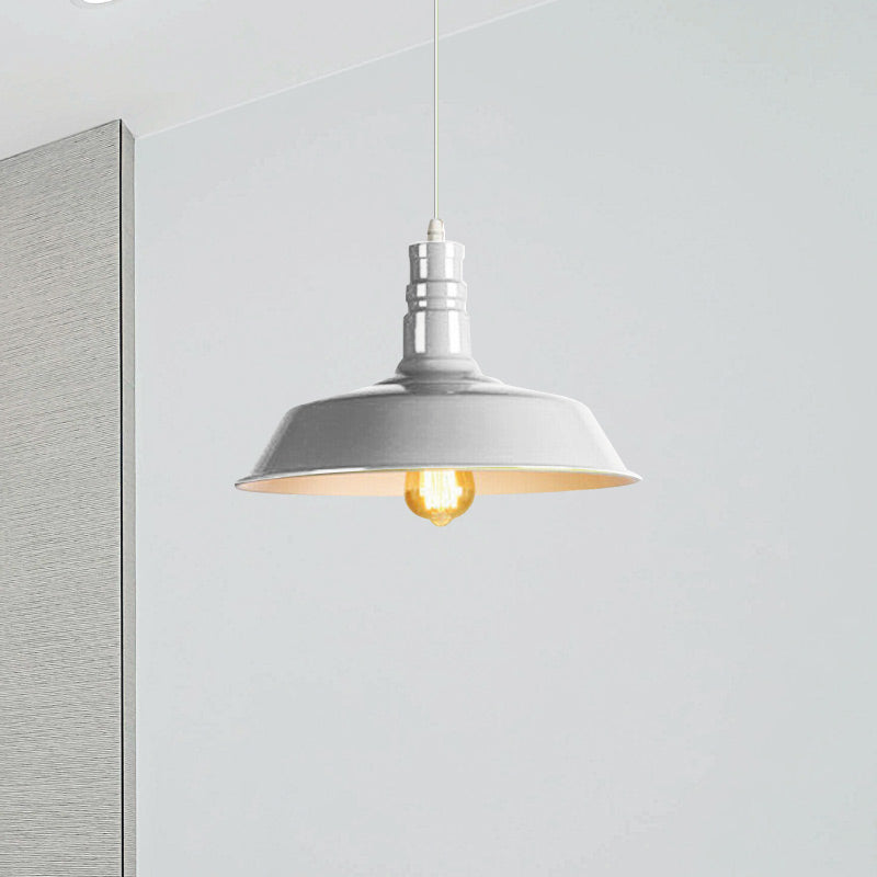 White Modern Metal Plated Lampshade Ceiling Pendant Lighting-Application Image